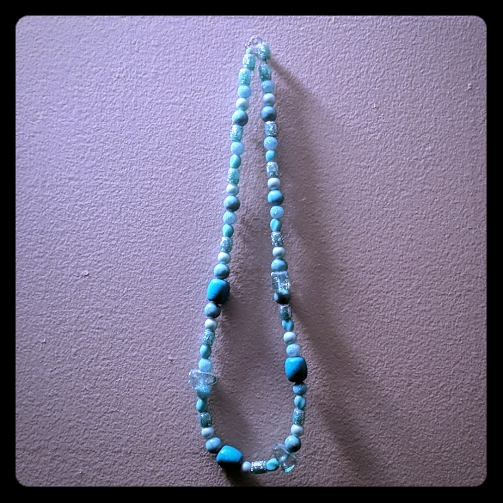 Turquoise handcrafted necklace